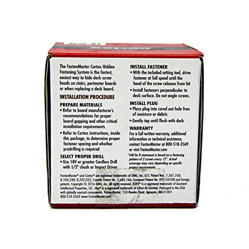 FastenMaster Cortex Hidden Fasteners -Trex Transcend - Gravel Path - 100 Lin.ft