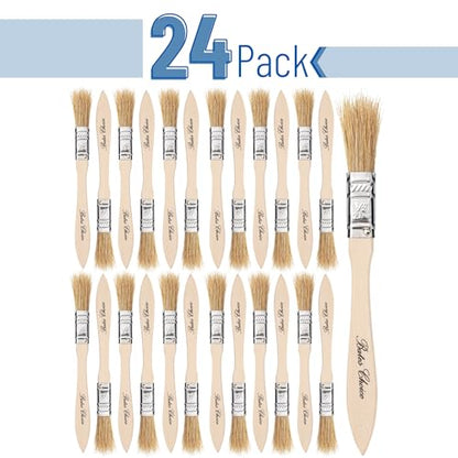 Bates- Chip Paint Brushes, 1/2 Inch, 24 Pack, Chip Brush, Brushes for Painting, Paint Brushes, Stain Brushes for Wood, Natural Bristle Paint Brush, 1/2 Inch Paint Brush, Chip Paint Brushes for Paint - size: 0.5 Inch, 24 Pack