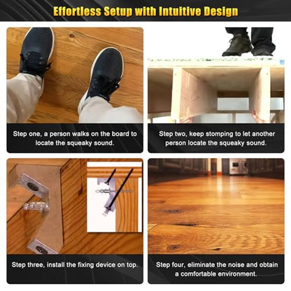 Floor Squeak Fix Kit – 6Pk, Black, for 5/8"+ Subfloor