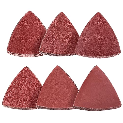 180PCS Oscillating Tool Sanding Pad, Detail Sander Sandpaper, 40-240 Grit