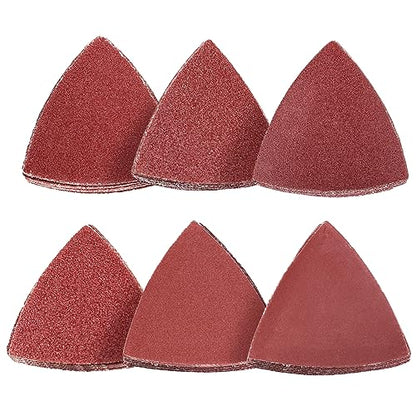180PCS Oscillating Tool Sanding Pad, Detail Sander Sandpaper, 40-240 Grit