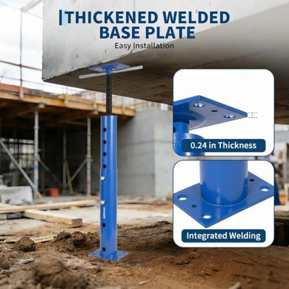 OUTLANE House Floor Jacks, 2 Pack 19"-36" Adjustable Jack Post 18000 LBS - color: Blue, size: 19"-36"