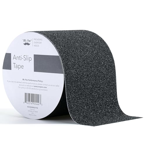Mr. Pen Anti Slip Tape, 4 Inch x 23 Feet, Black, Waterproof - size: 4 Inch, 23 Feet