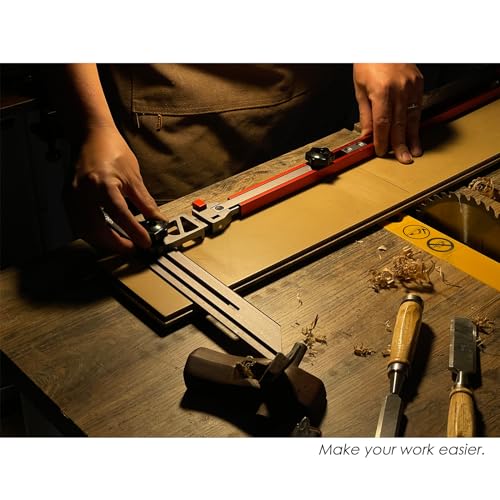 Stair Tread Template Tool - Upgrade Stair Tread Tool, Stair Measuring Tool - color: Red-Gray