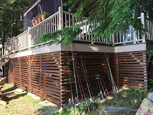 Ready Seal Stain & Sealer for Wood, Outdoor Deck and Fence - All-in-One Exterior Wood Stain and Waterproofing Sealant – Easy to Apply, No Back Brushing Needed, UV Protection - 1 Gallon, Dark Walnut - color: Dark Walnut