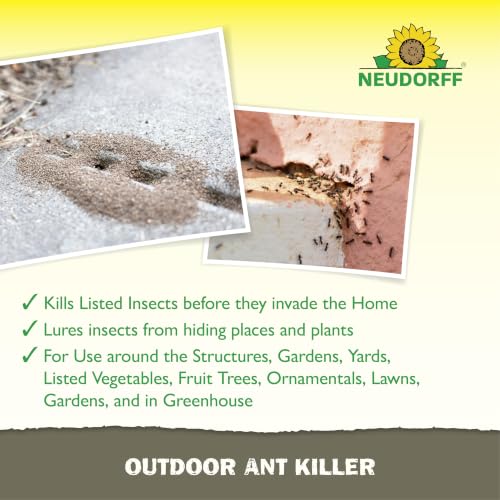 Neudorff Outdoor Ant Killer Ant Bait Granules for Organic Gardening 1 LB - size: 1 LB. (Ants)