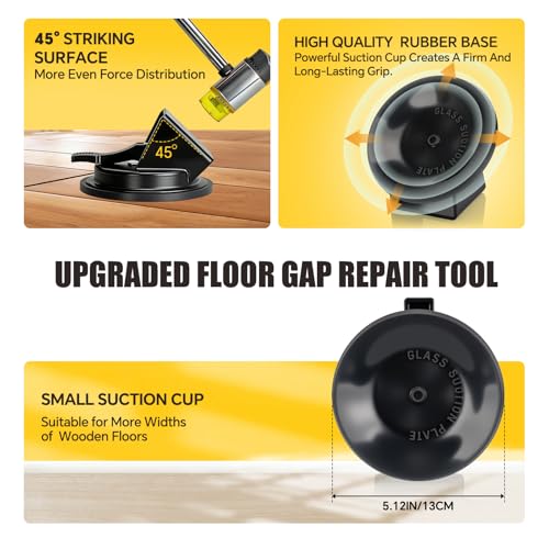 Floor Gap Fixer Tool, Heavy Duty Floor Suction Cup Tool for Laminate Gaps