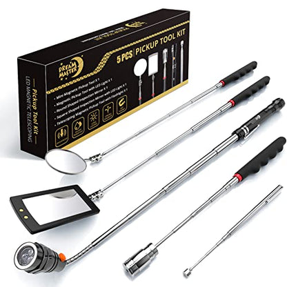 Magnetic Pickup Tool Set with Inspection Mirror, Birthday Gifts For Men