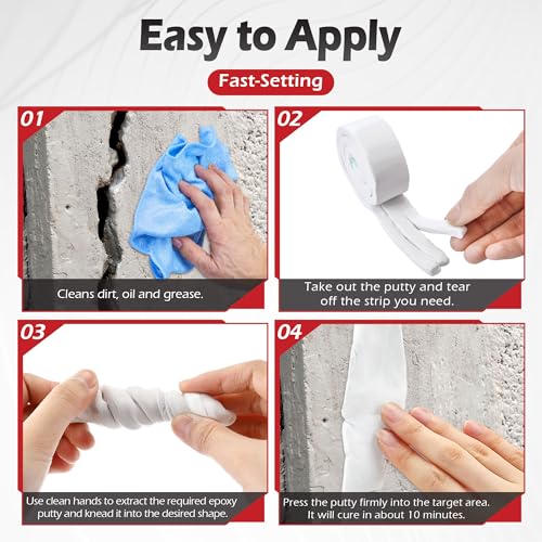 1 Pack Moldable Silicone Putty White Pre-Cut Strips - color: White, size: Pre-Cut Strips