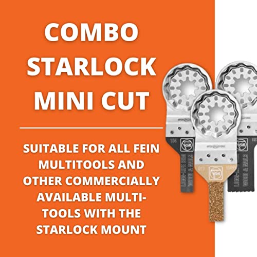 Fein Combo Starlock Mini Cut Saw Blade Set, 3-Piece