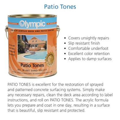 Kelley Technical Coatings Olympic Patio Tones Ivory - color: Ivory