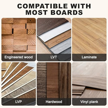 Floor Gap Fixer Tool Kit – Heavy-Duty Plank Grabber & Washable Adhesive Pad for Laminate, Vinyl, and Hardwood Flooring Repair (Only Plank Grabber) - style: Only Plank Grabber