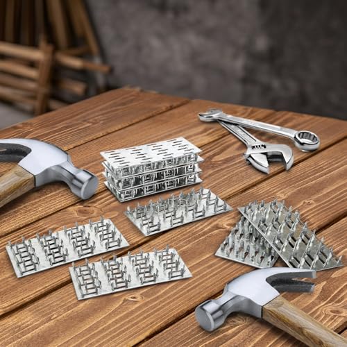 ZAVOOS 30 Pieces 2 x 4 Inch Truss Plates, 8 mm Nail Teeth - size: Small