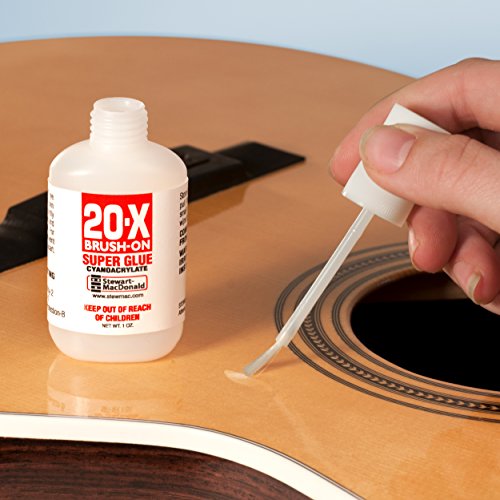 StewMac Brush On Super Glue 1oz, Medium Viscosity Guitar Binding Glue - size: Brush-on No. 20 Medium