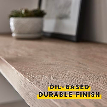 Minwax Fast Drying Polyurethane Spray, Protective Wood Finish, Clear Satin, 11.5 oz. Aerosol Can