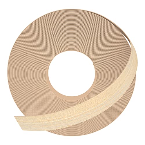 GSCIT Club Maple Edge Banding, 5/8 inch x 250ft roll of Veneer Plywood Edge Banding Preglued Flexible, Wood Tape Banding for Cabinet Repair - color: Maple, size: 5/8"x 250ft