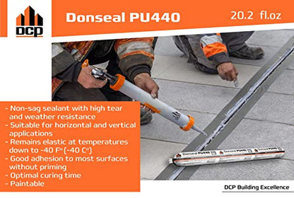 DCP Donseal PU440 Concrete Sealant 20 fl.oz. 2-Pack with Sausage Caulk Gun