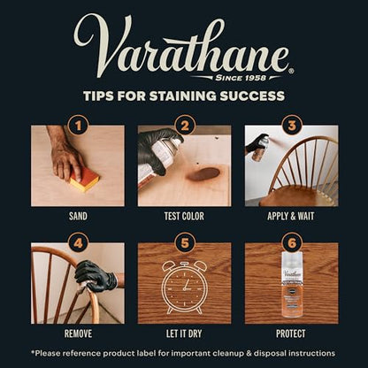 Varathane Premium Fast Dry Weathered Gray Wood Stain Spray - color: Weathered Gray, size: 10.25 Ounce (Pack of 1)