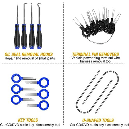 GOOACC 40Pcs Trim Removal Tool Blue - color: Blue
