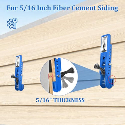 Siding Tools Compatible with 5/16- Inch Fiber Cement Siding - style: Blue