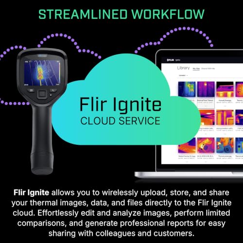 Flir E8 Pro Thermal Imaging Camera, WiFi, 320x240 MSX, Ignite Cloud - color: E8 Pro Wifi