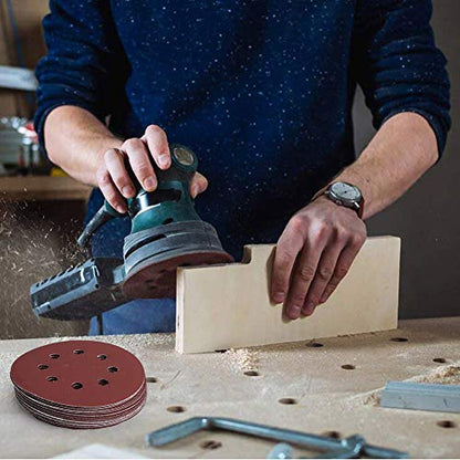 5 Inch 8 Hole Sanding Discs, 70 Pack, 800-3000 Grit Fine Sandpaper - style: 70PCS(800-3000 Grit)
