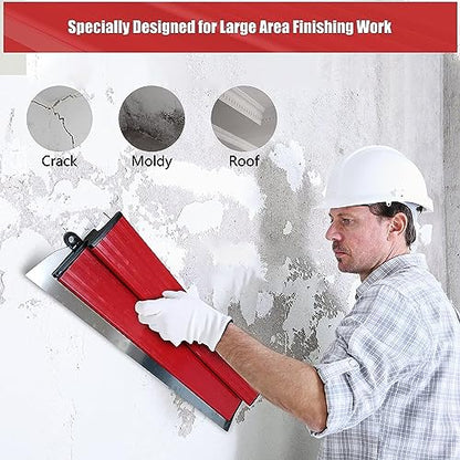 Suokoun 24 Inch Drywall Skimming Blade, 0.38mm Stainless Steel Blade, Drywall Knife - size: 24inch