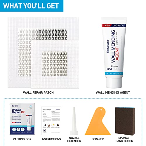 BONCART Spackle Wall & Drywall Repair Patch Kit with Tools - style: 1Pack & Wall Patch