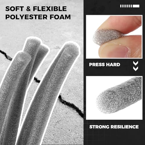 MotiMind Foam Backer Rod for Gap, 1/2 Inch X 500 ft, Gray, 1 Roll - color: Gray, size: 1/2 Inch X 500 ft