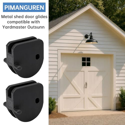 Metal Shed Replacement Door Slides, 2 Pack