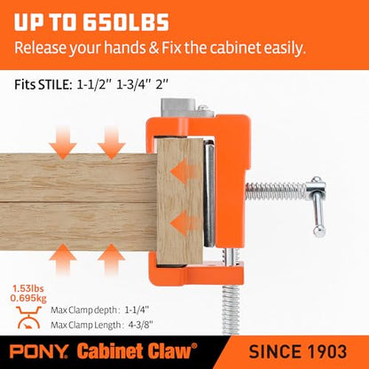 PONY 2-Pack Original Cabinet Clamps, 8510 - size: 2-PACK