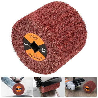 Surface Conditioning Tool 80 Grit Abrasive Drawing Polishing Wheel - style: 80 grit