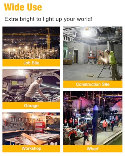LED Temporary Work Light 60W 7800LM 5000K Construction Light - color: 60W