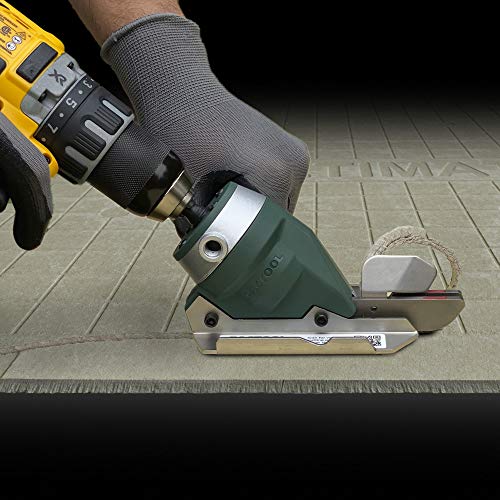 PacTool Snapper Shear Pro - Fiber Cement Cutting Tool for Siding Pros - style: Universal Shear Head / Attaches to any drill