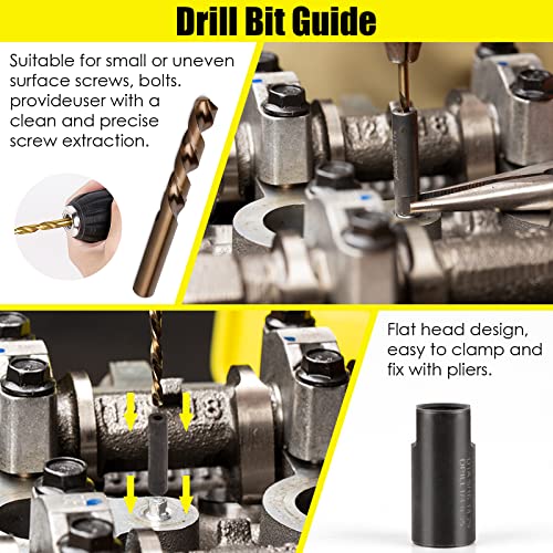 Topec 55-Piece Easy Out Screw Extractor Set & Broken Bolt Extractors - size: 55-Piece