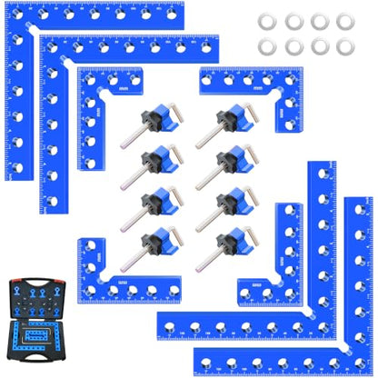 8 Pcs Corner Clamps for Woodworking, 90 Degree Clamp With Storage Box. - size: 8PCS