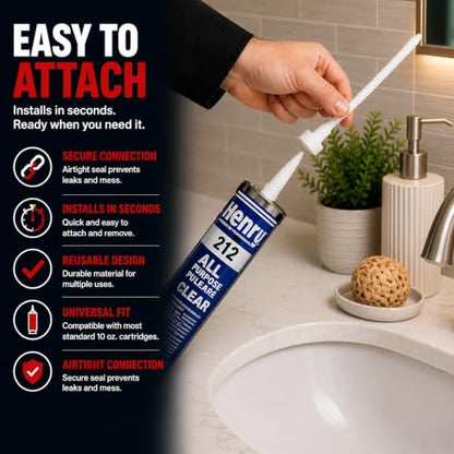 Ready America FT-88510 Flextension Caulking Tube Tip (10-Pack)