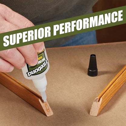 Titebond Instant Bond Wood Adhesive Thick, 2 oz. - size: 2 oz., style: Thick, 2 oz.