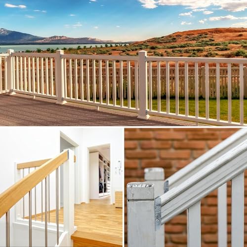 LukLoy 40 Pack 2x4 Brackets for Wood Rail(Screws Not Included) - style: Galvanized-40