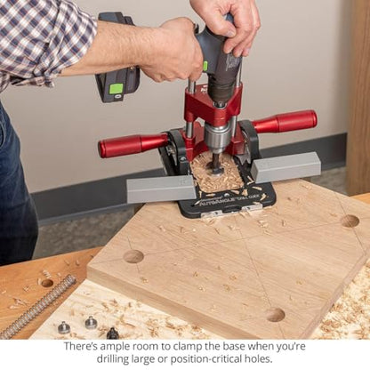 Woodpeckers AutoAngle Drill Guide, Deluxe, The Ultimate Portable Drill Guide, Angled Drilling From Vertical to 40°