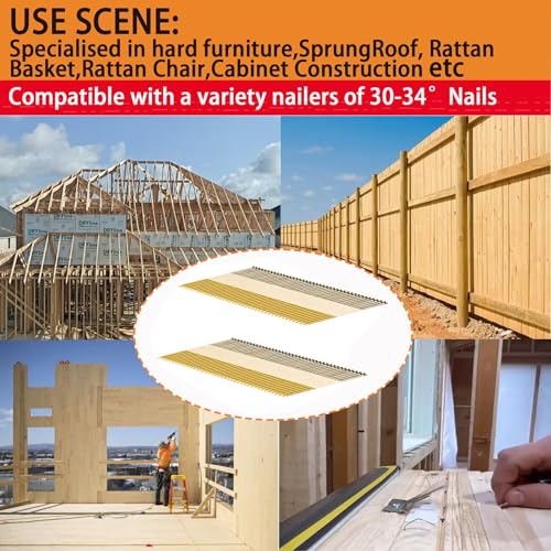 34°Framing Nails,Ring Shank,3-1/2":1000pcs - size: 3-1/2"---1000PCS