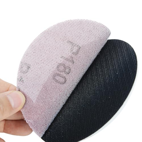 6 Inch Hook and Loop Dust Free Mesh Net Sanding Discs for Drywall Sander Car Wood Drywall Metal Polishing & Grinding Anti-Blocking Sand Abrasive Sheet 10PCs (Grit150) - style: Grit150