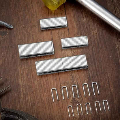 Jetec 40 Pcs Louvers Staples Plantation Shutter,0.6 X 0.19, 0.75 X 0.19 - size: 0.6 x 0.19", 0.75 x 0.19"