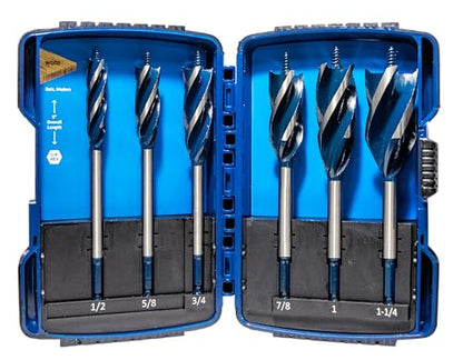 Century Drill & Tool 38606 Speed Cut Auger Bit Set, 6 Piece - size: 6-Piece Set