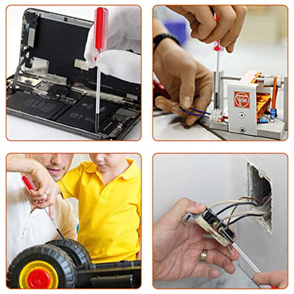 Uenhoy 4 Pcs Tri-Wing Magnetic Screwdriver Set Y-Tip 3mm 4mm 5mm 6mm - size: Triwing Head
