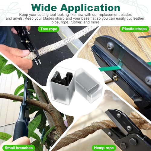 Feekoon 13 Pcs 2-1/2" Replacement Blade & Anvil Compatible with Handi-Cut