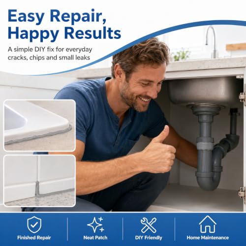 High-Strength Multi-Purpose Repair Clay, Strong Clay Iron Adhesive for Pipe Leaks, Tile Cracks, Wall Holes, Metal, Plastic, Ceramic, Wood, Glass, Kitchen Bathroom Garage DIY Repair, 3.52oz (1, 1) - color: 1