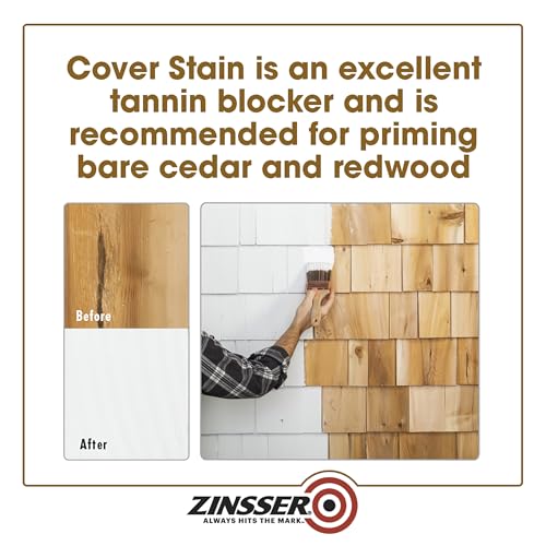 Zinsser Cover-Stain Stain-Blocking Primer, Quart - size: 32 Fl Oz (Pack of 1)