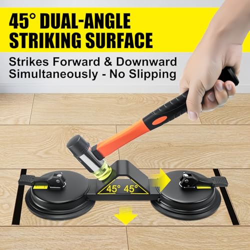 Floor Gap Fixer Tool, Dual 45° Striking Surface Floor Gap Repair Tool