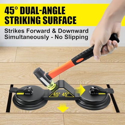 Floor Gap Fixer Tool, Dual 45° Striking Surface Floor Gap Repair Tool